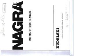 Kudelski-Nagra III_Nagra 3-1963.Tape preview